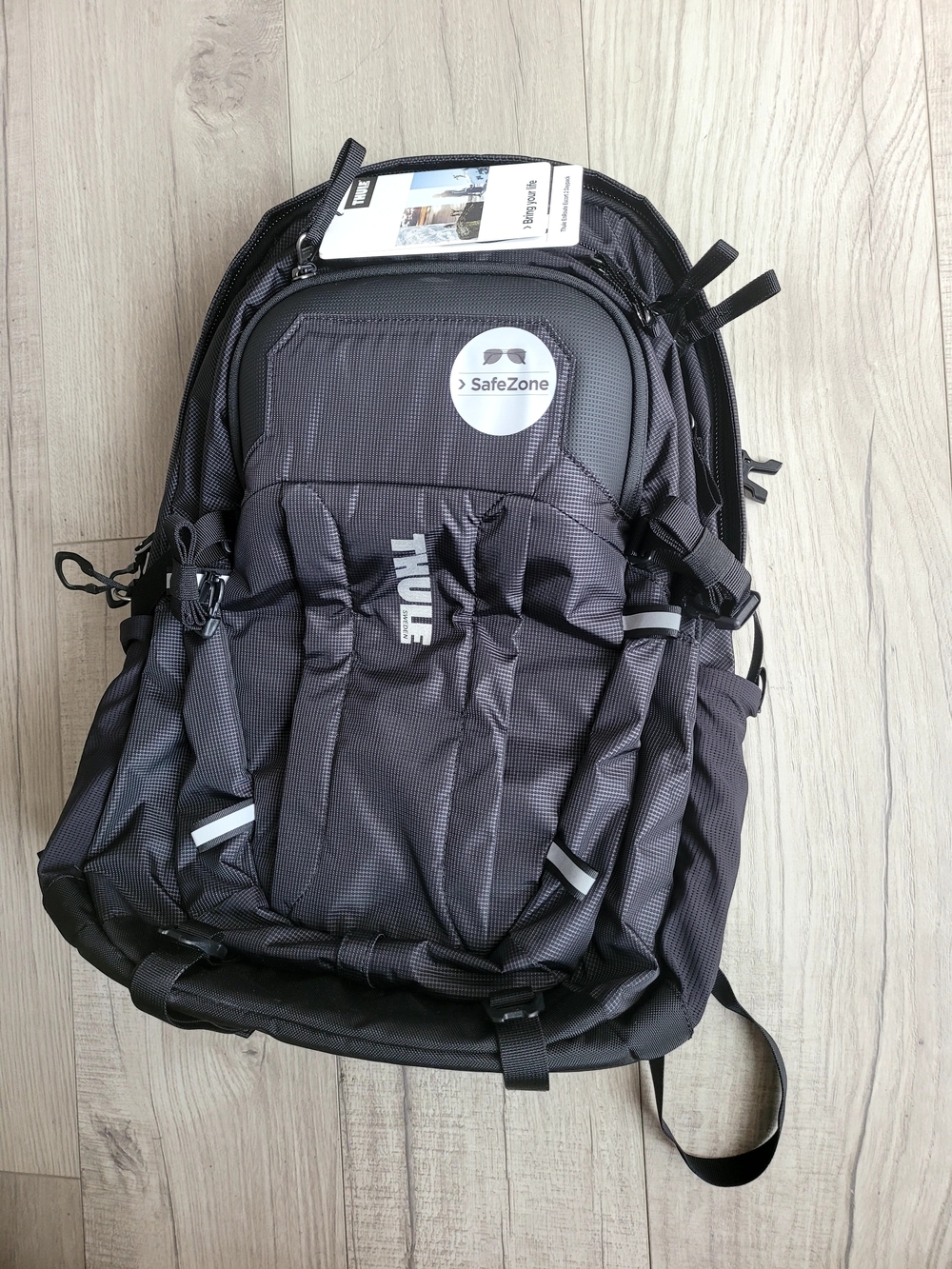 Thule Black Backpack with SafeZone